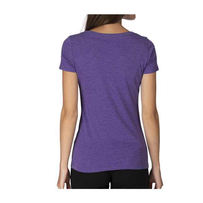 purple scoop neck t shirt