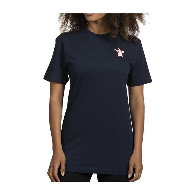 Download Gigantamax Pikachu Navy Relaxed Fit Crew Neck T-Shirt ...