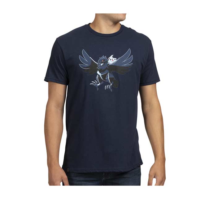 Download Pikachu & Corviknight Navy Relaxed Fit Crew Neck T-Shirt ...