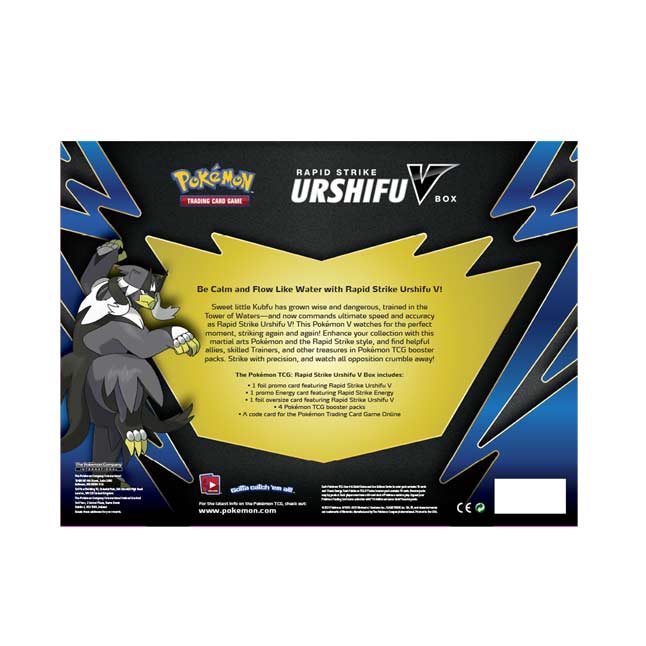 Pokemon Tcg Rapid Strike Urshifu V Box Pokemon Center Official Site