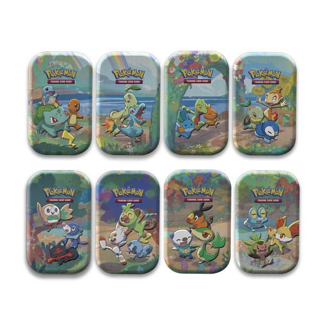 Pokémon TCG: Celebrations Mini Tin (Chikorita, Cyndaquil & Totodile ...