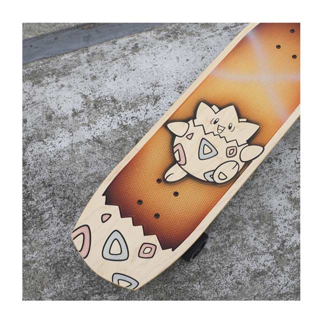 pokemon x bear walker pikachu 25th anniversary skateboard