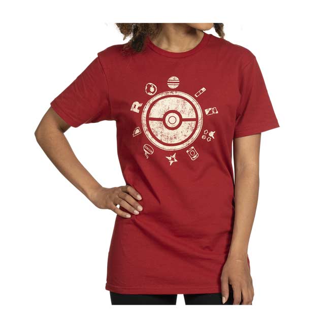 Pokemon Go Fest Red Relaxed Fit Crew Neck T Shirt Adult Pokemon Center Official Site