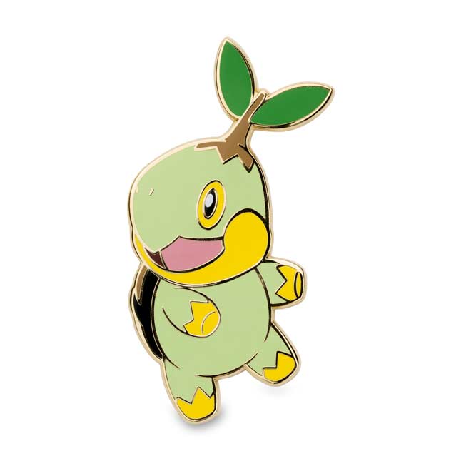 Pikachu Turtwig Chimchar And Piplup Pokémon Pins 4 Pack Pokémon Center Official Site