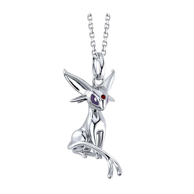 Pokémon Center × RockLove: Espeon Pendant Necklace | Pokémon Center ...