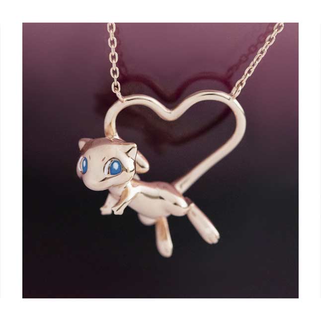 Pokémon Center × RockLove: Pikachu & Mew Admiration Pendant Necklace ...