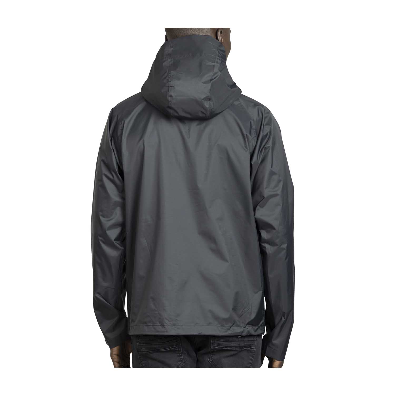 mens black rain jacket