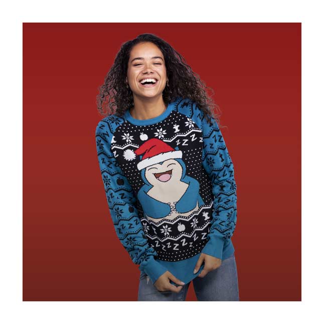 Snorlax Holiday Knit Sweater - Adult | Pokémon Center Official Site