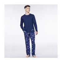 Pikachu & Teddiursa Navy & Blue Lounge Pants - Men | Pokémon Center ...