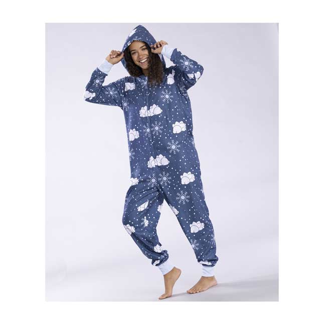 snowflake onesie pajamas