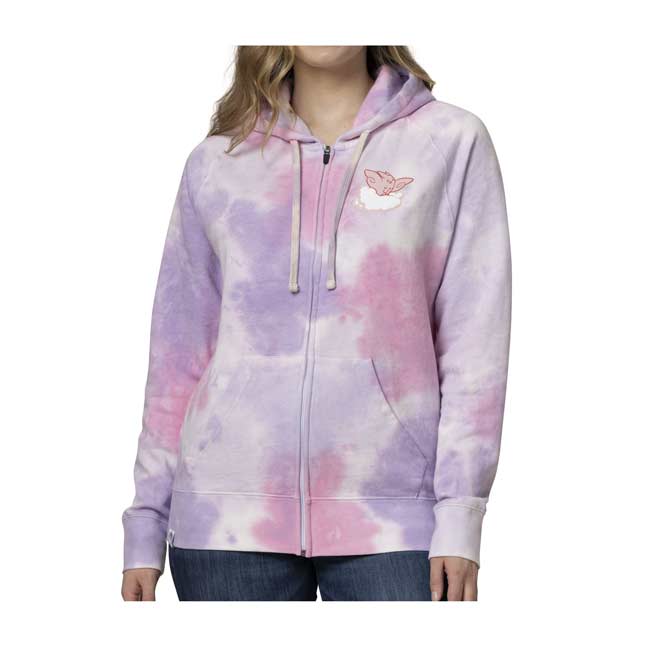 purple tie dye jacket