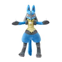 pokemon center lucario plush