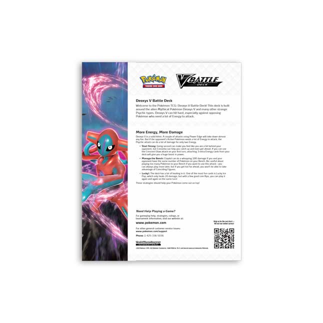 Pokémon Tcg: Deoxys V Battle Deck 