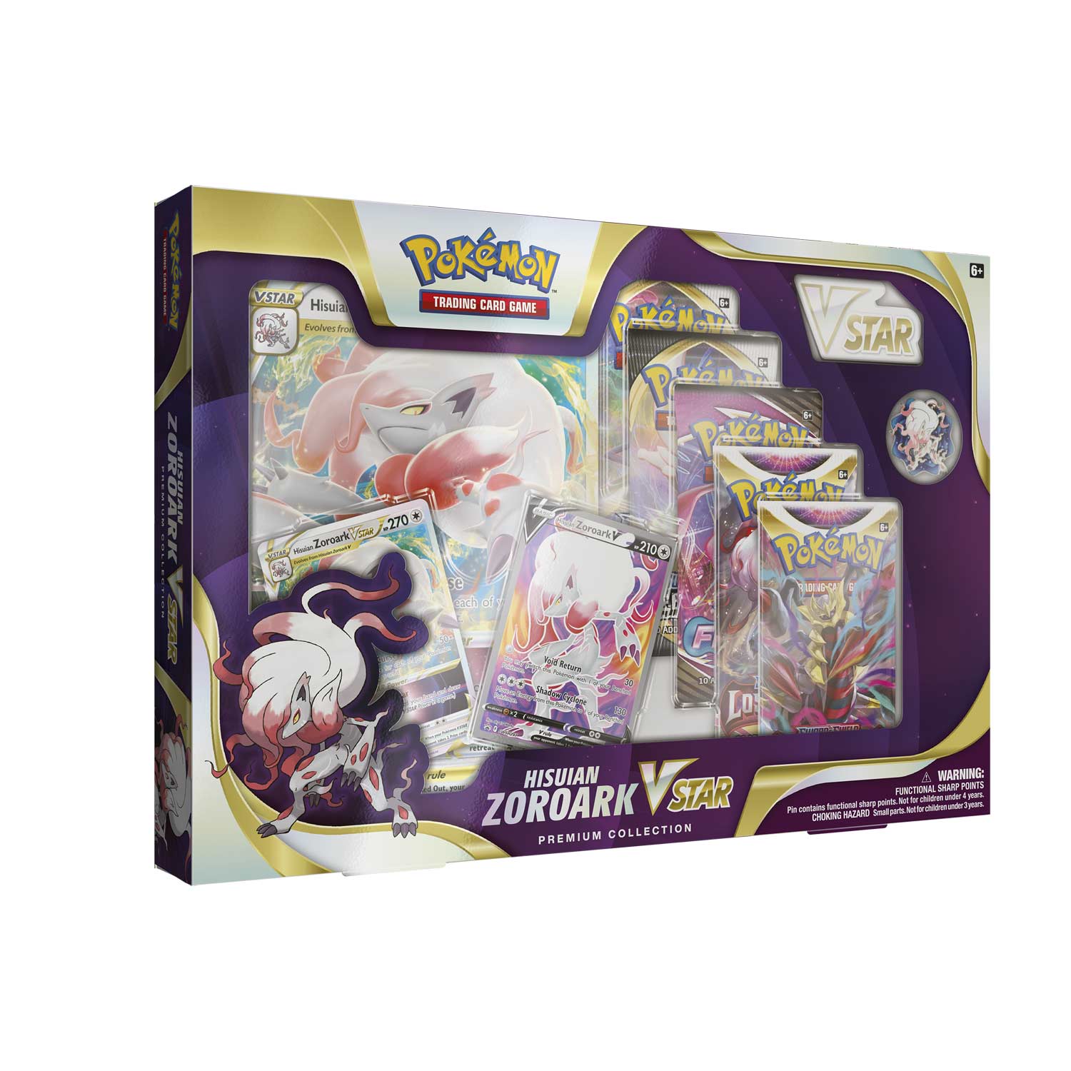 Pokémon TCG: Hisuian Zoroark VSTAR Premium Collection | Pokémon Center ...