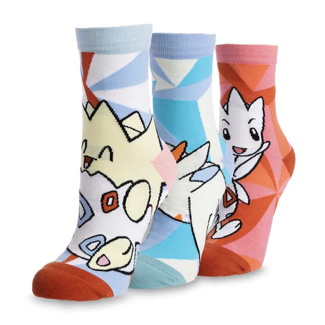 Togepi, Togetic & Togekiss Ankle Socks (3 Pairs) (One Size-Adult ...