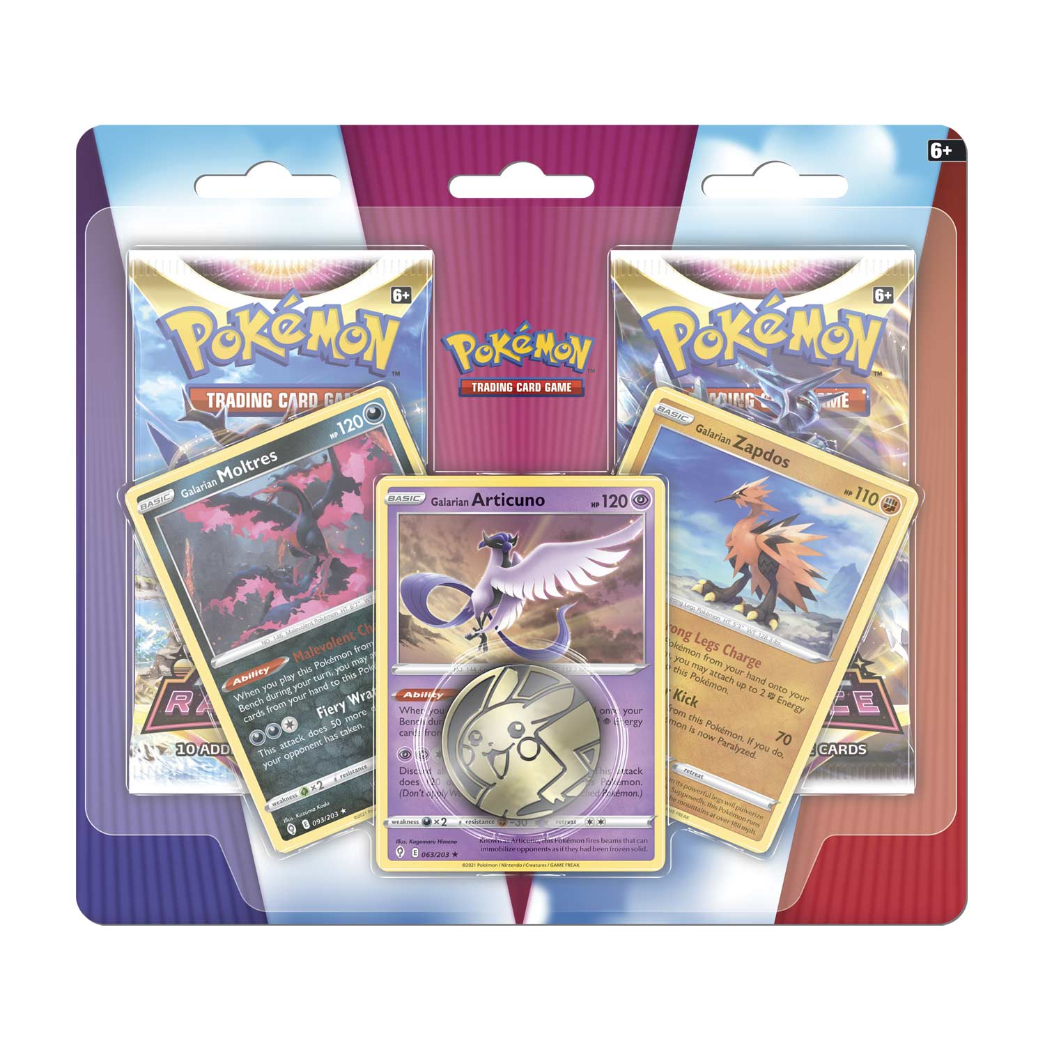 Pokémon TCG: Galarian Articuno, Galarian Zapdos & Galarian Moltres