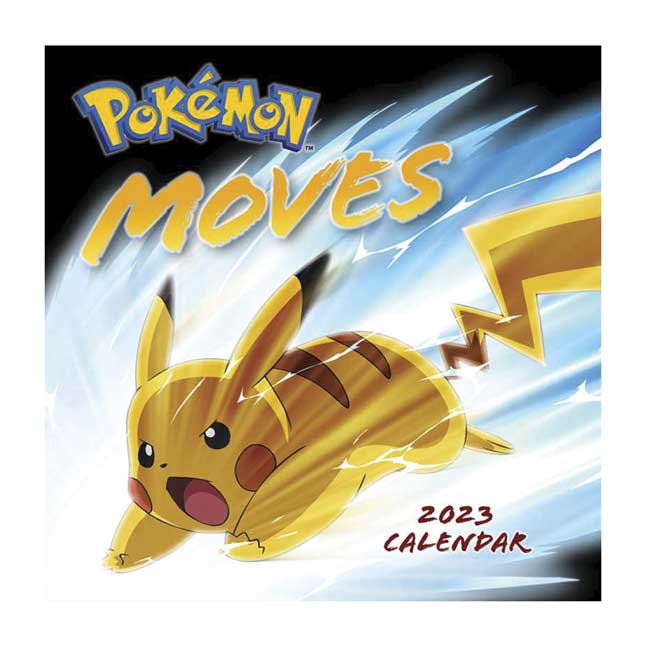 Pokémon Moves 2023 Wall Calendar | Pokémon Center Official Site