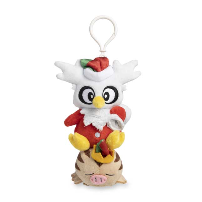 Delibird & Swinub Pokémon Holiday Workshop Plush Key Chain - 7 In ...