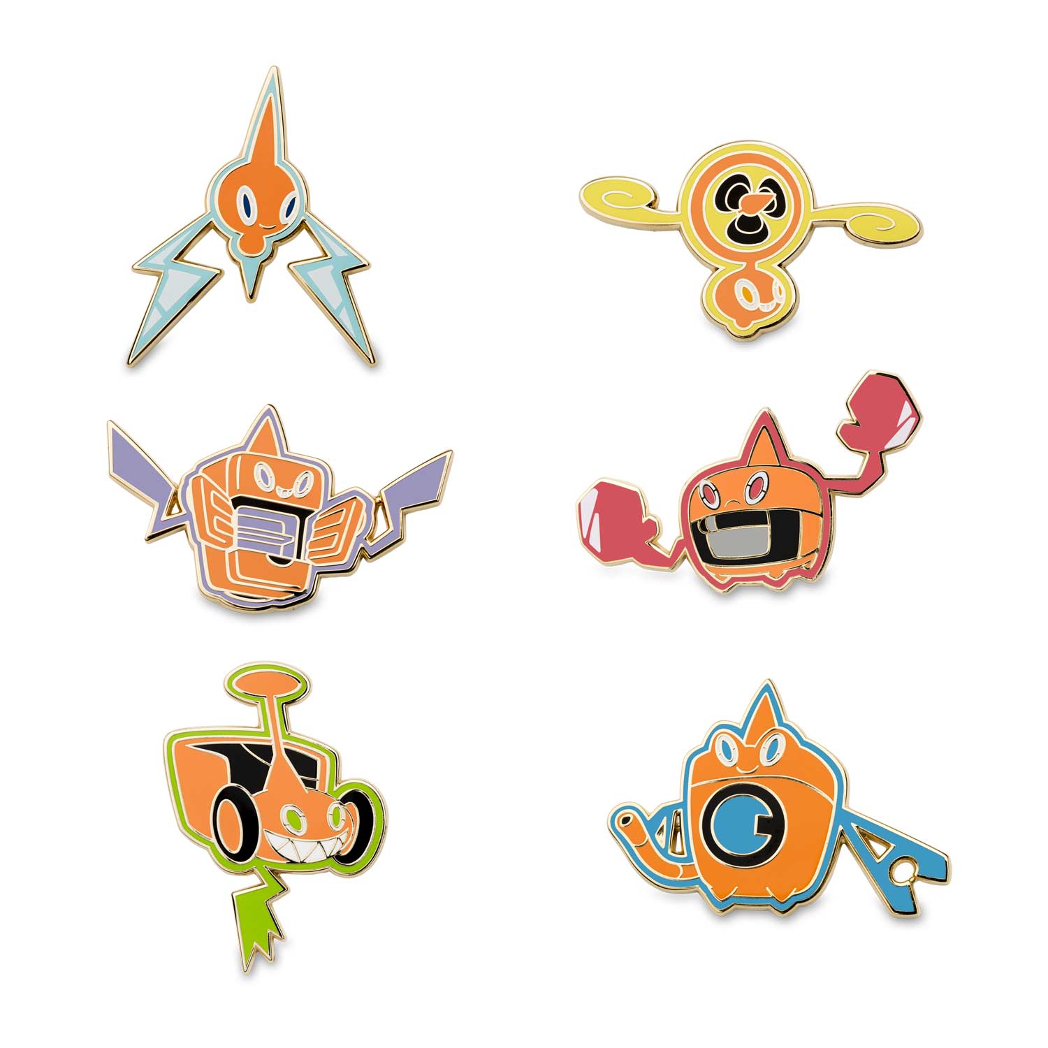 Rotom 6 Forms | Pokémon Pins | Pokémon Center Original