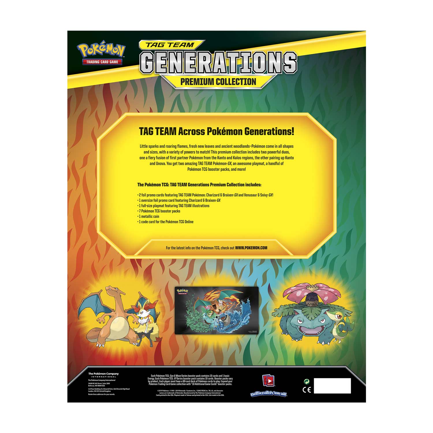 Pokémon Tcg Tag Team Generations Premium Collection